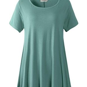 LARACE Womens Swing Tunic Tops Loose Fit Comfy